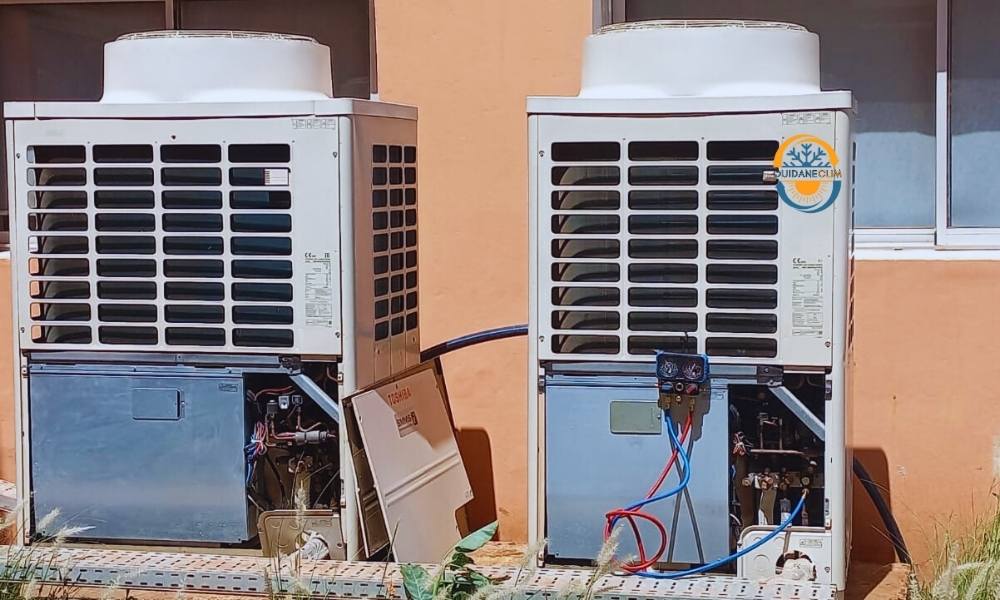 Installation double unité extérieure