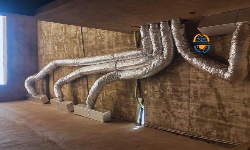 Gaines climatisation — corridor